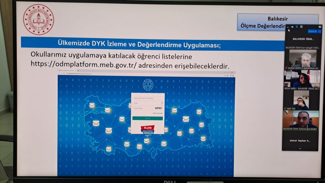 Destekleme ve Yetiştirme Kursları (DYK) İzleme ve Değerlendirme Ortak Sınavına Katılacak Okul İdarecilerine Bilgilendirme Toplantısı Yapıldı